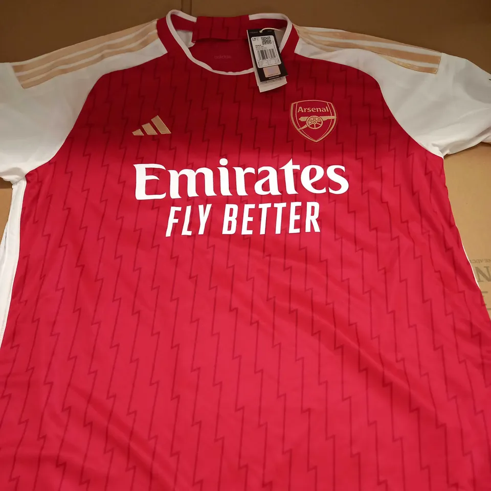 ARSENAL FC HOME SHIRT WITH NOVAK 10 SIZE XL