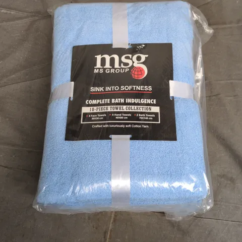 MSG COMPLETE BATH INDULGENCE 10PC COLLECTION - BLUE