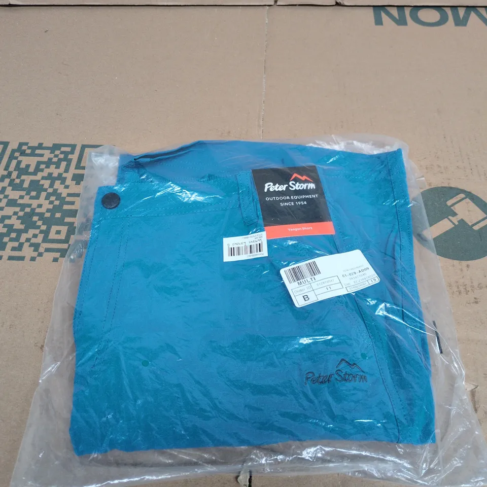 PETER STORM OUTDOOR SHORTS– BLUE – SIZE 32R