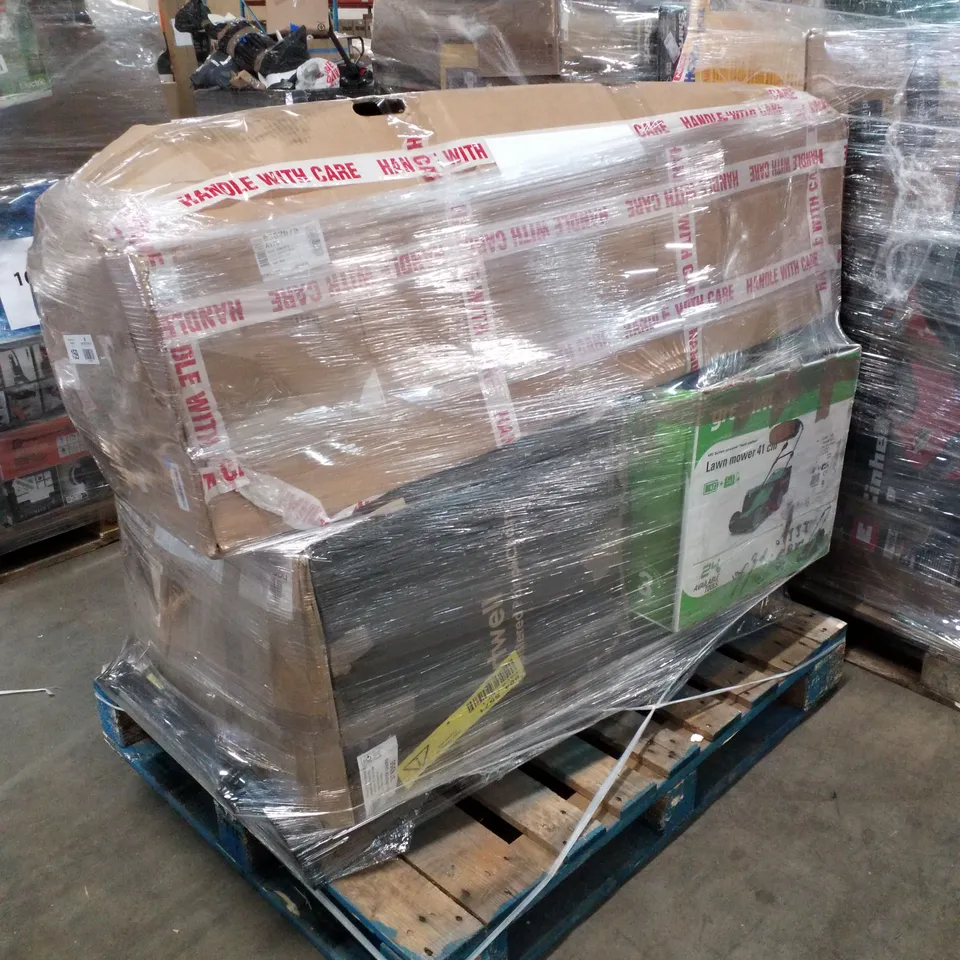 PALLET OF APPROXIMATELY 4 UNPROCESSED RAW RETURN HOUSEHOLD AND ELECTRICAL GOODS TO INCLUDE;