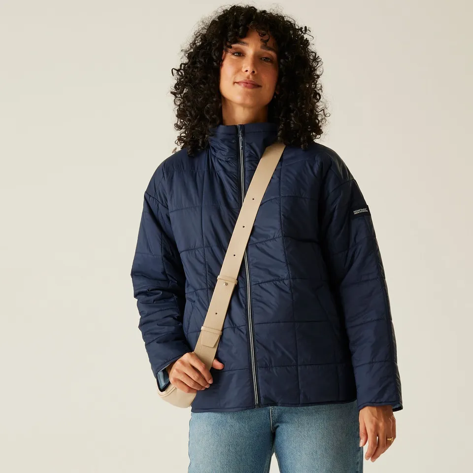 BRAND NEW REGATTA WOMEN'S COURCELLE II QUILTED JACKET IN NAVY SIZE 8