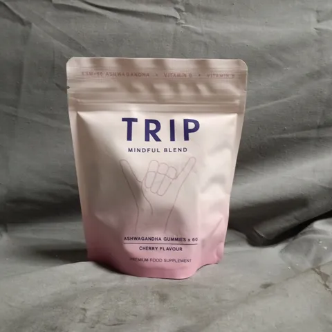 TRIP MINDFUL BLEND ASHWAGANDHA GUMMIES - CHERRY FLAVOUR (60 GUMMIES)