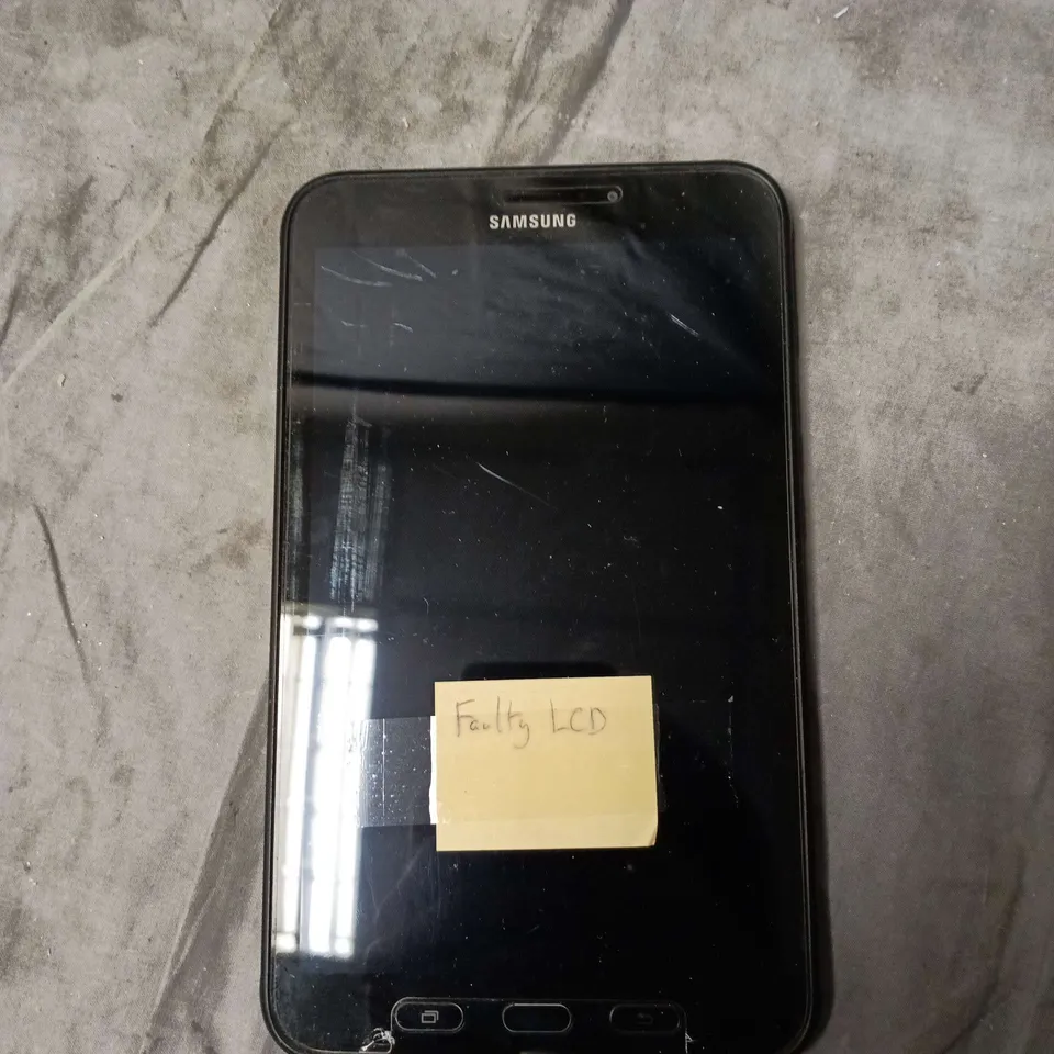 SAMSUNG TABLET PC – BLACK, 16GB – – FAULTY LCD