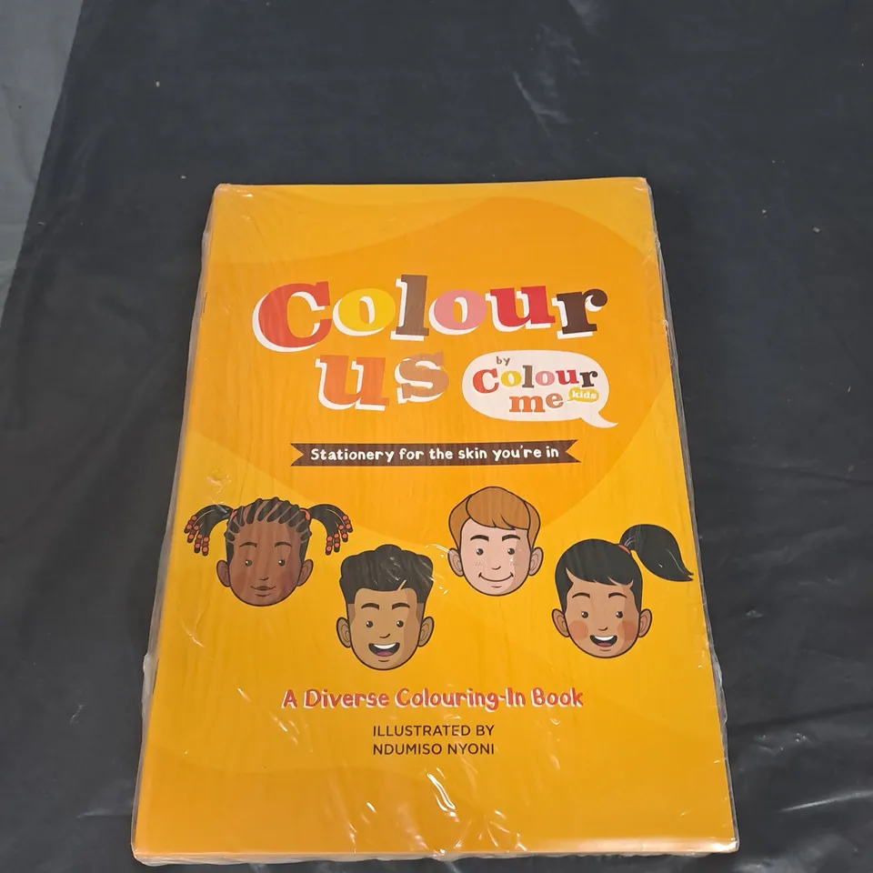 BOX OF APPROXIMATELY 125 COLOUR US BY COLOUR ME KIDS DIVERSE COLOURING BOOKS