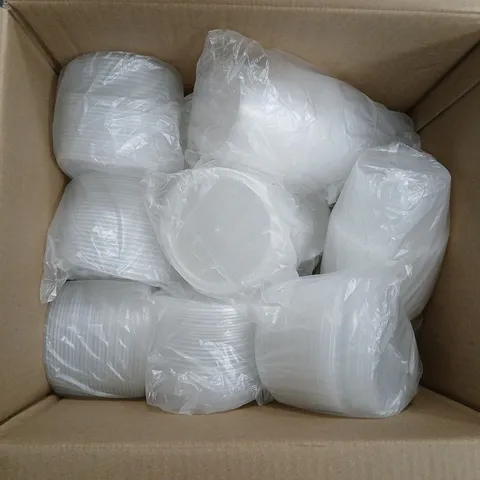 ASSORTED PLAIN WHITE CUPS