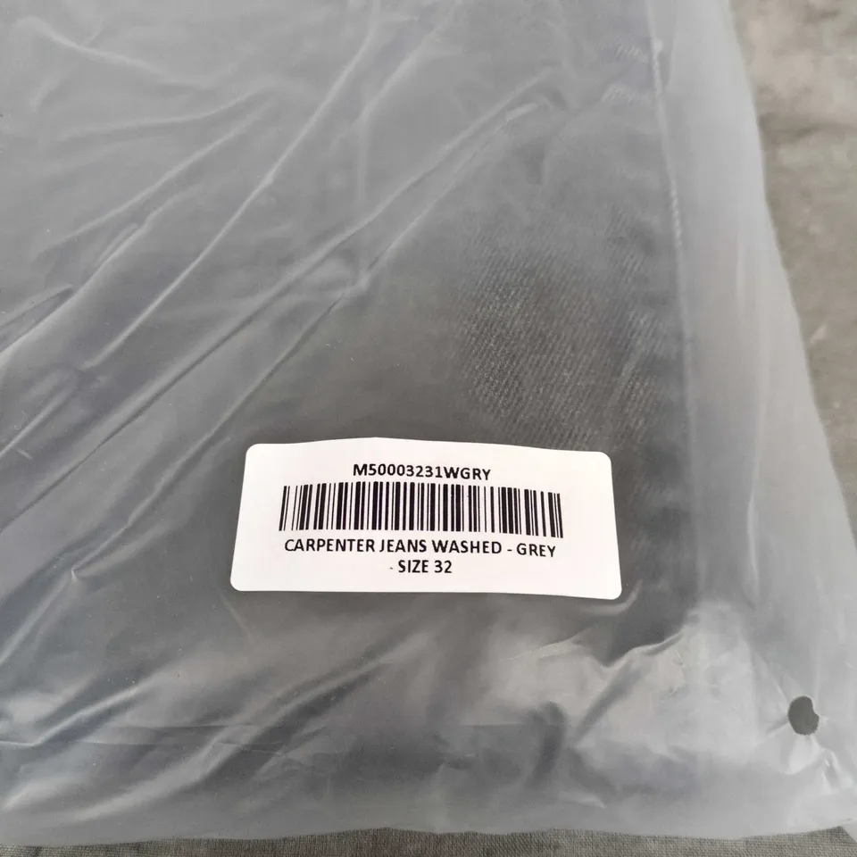 LEGEND CARPENTER JEANS WASHED GREY – SIZE 32