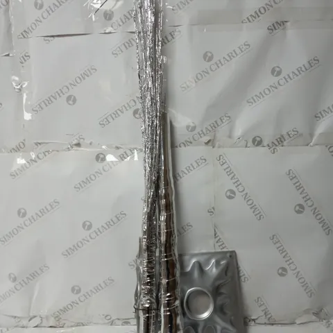 BOXED 5-FOOT PRE LIT SILVER CHRISTMAS TREE