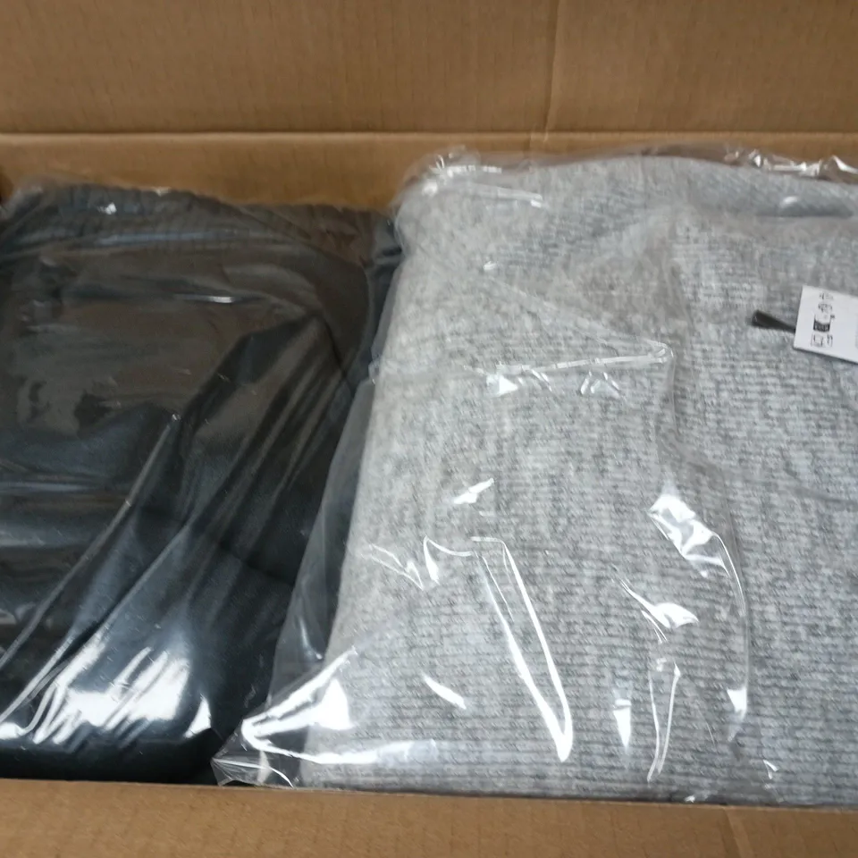 APPROXIMATELY 15 ASSORTED CLOTHING ITEMS IN VARIOUS SIZES, COLOURS & STYLES TO INCLUDE BIKINI TOP, MICRO LOW DENIM SKIRT, LUXE TUCK HEM BOMBER, ETC