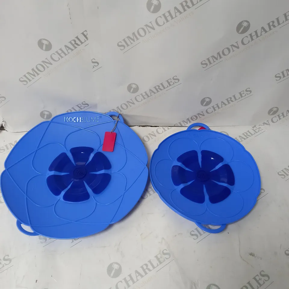 KOCHBLUME SPILL STOPPER LIDS - LARGE AND SMALL.