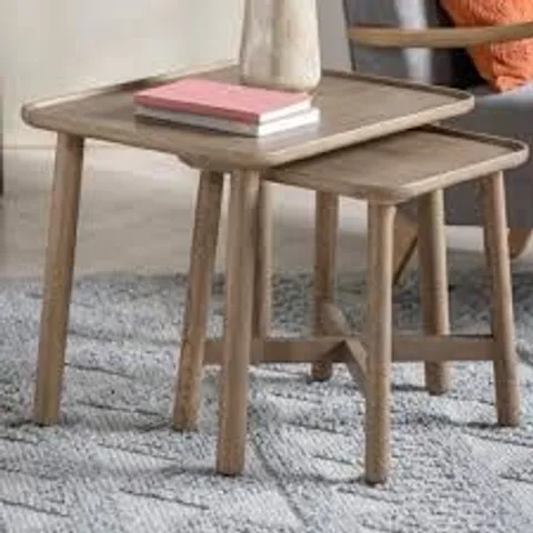 BOXED SERENITY 2 PIECE NEST OF TABLES - SET OF 2 (1 BOX)