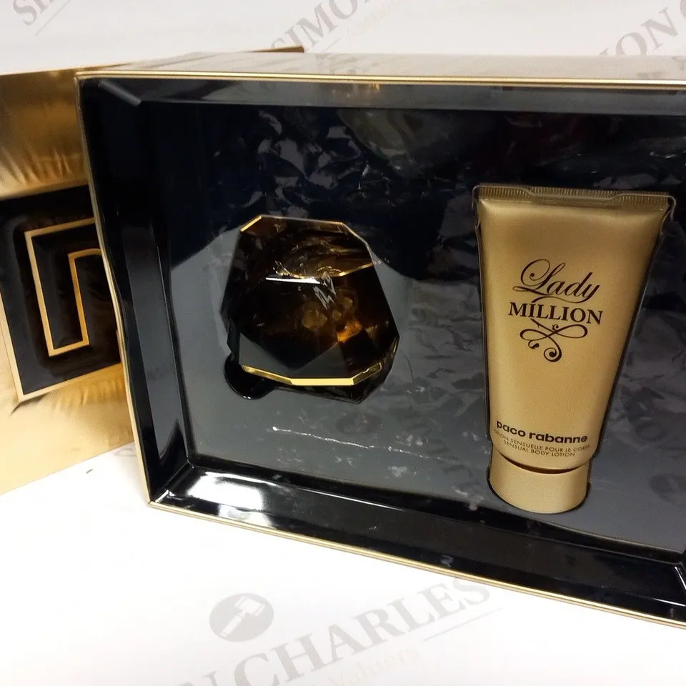 BOXED PACO RABANNE LADY MILLION FABULOUS GIFT SET