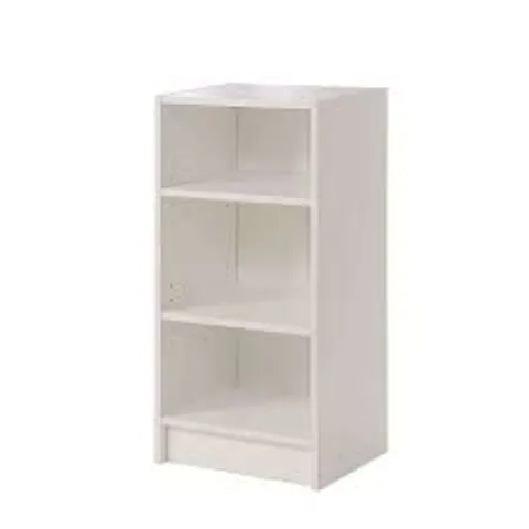 BOXED 3 TIER CUBE BOOKCASE DISPLAY SHELVING STORAGE UNIT WOOD FURNITURE WHITE
