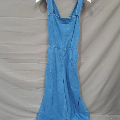 NOBODY'S CHILD DENIM MAISIE JUMPSUIT IN BLUE SIZE 12