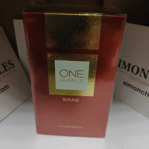 BOXED AND SEALED ONE AVENUE ROUGE EAU DE PARFUM 60ML