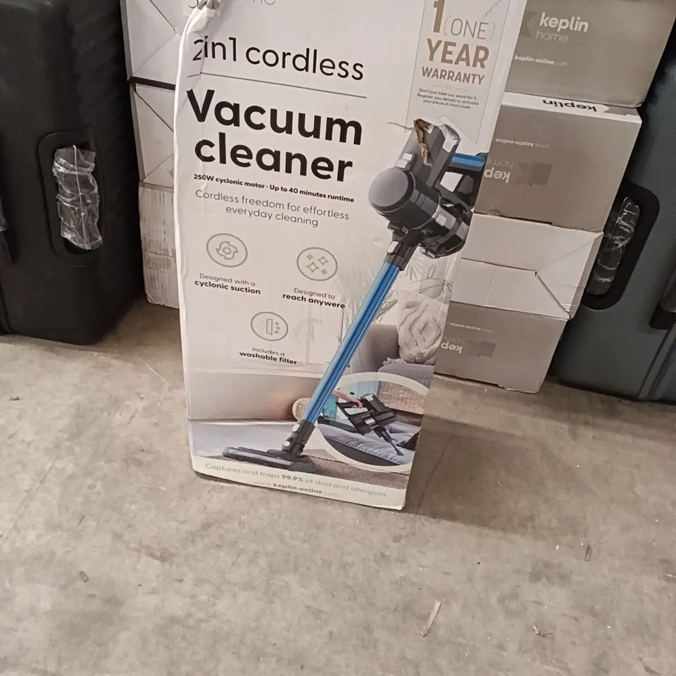 BOXED KEPLIN 2IN1 CORDLESS VACUUM CLEANER 