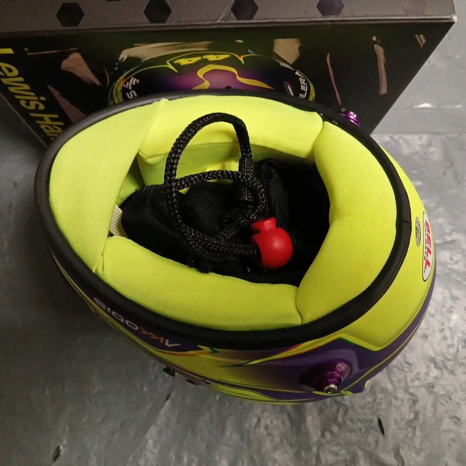 BOXED LEWIS HAMILTON 1:2 SCALE HELMET
