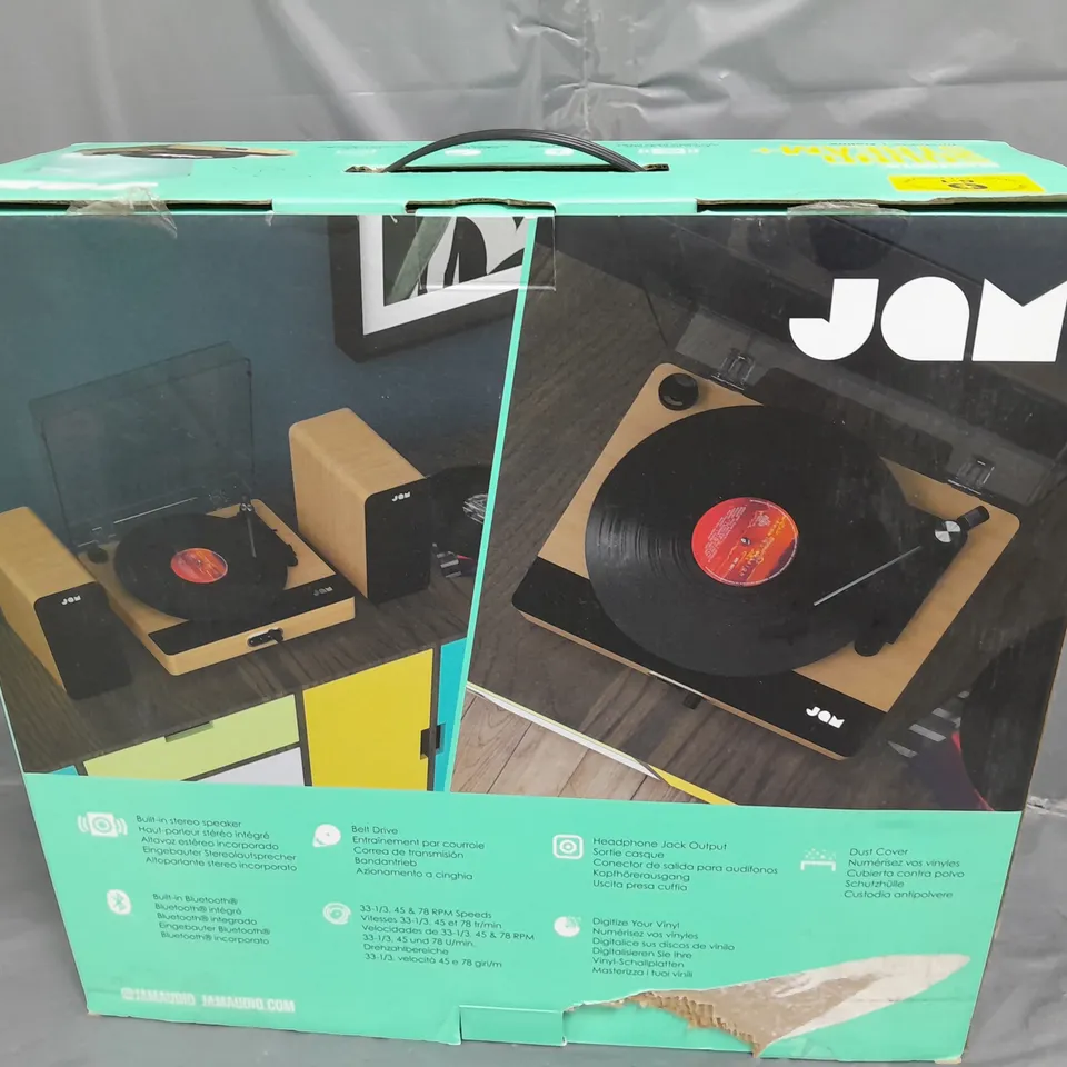 4 X BOXED JAM BLUETOOTH SOUND STREAM+ TURNTABLE
