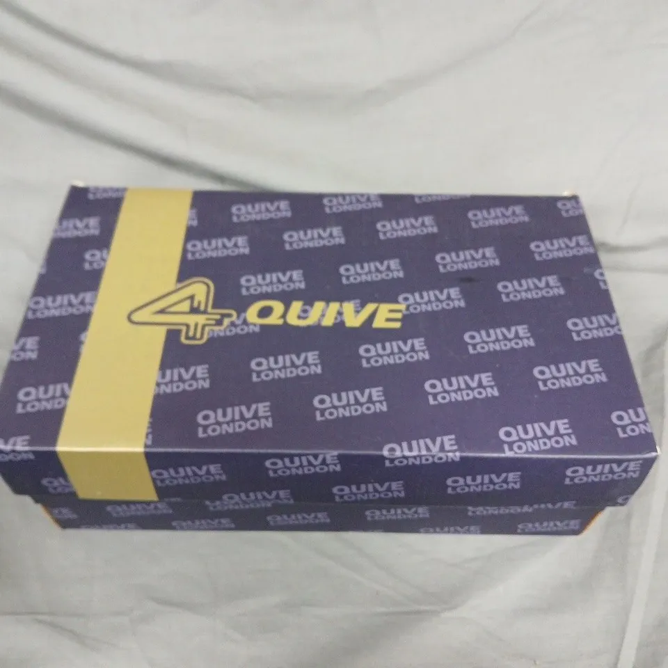 BOXED BLUE HIGH-TOP SNEAKERS WITH SEGA LOGO ON TONGUE - UK 10