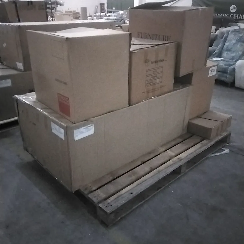PALLET OF MIXED SOFA/CHAIR PARTS 