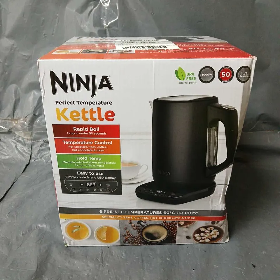 NINJA PERFECT TEMPERATURE KETTLE KT200UK - BLACK