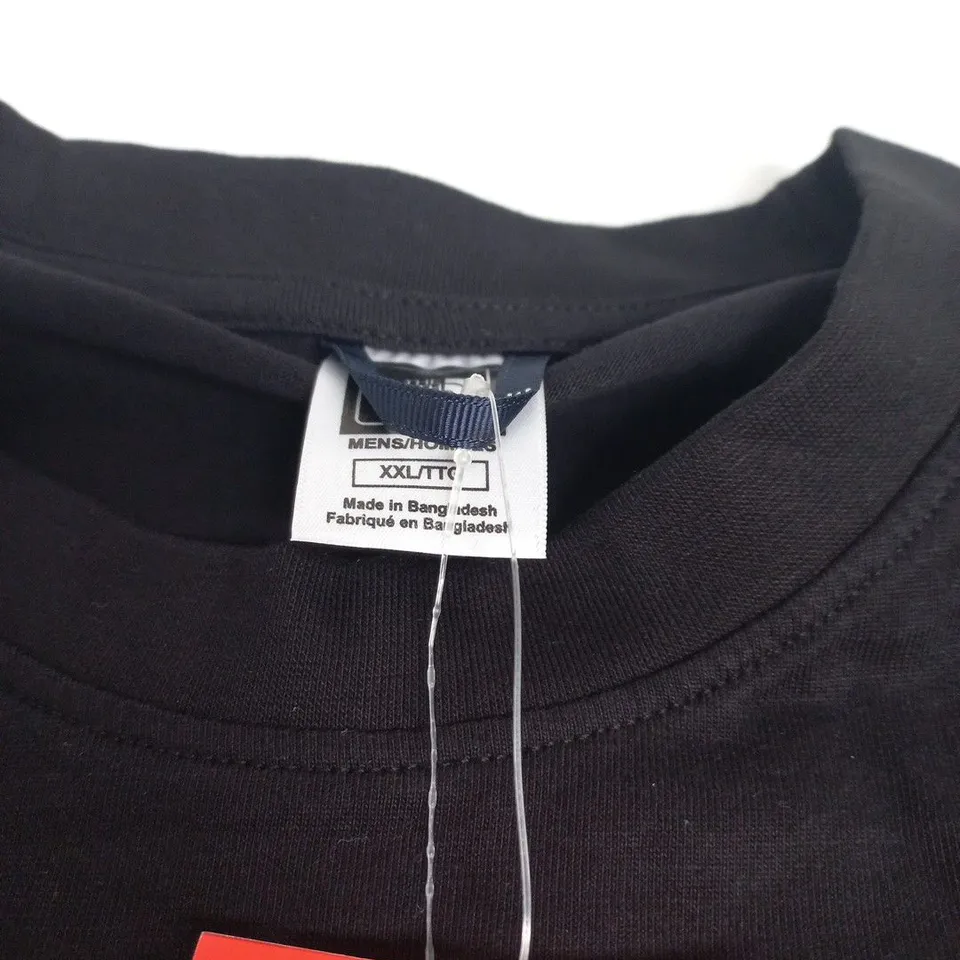 THE NORTH FACE MEN'S T-SHIRT – BLACK, UK XXL, FRONT LOGO WITH BACK GRAPHIC