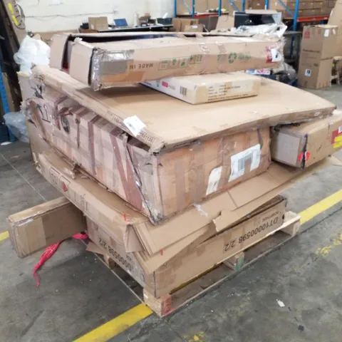 PALLET CONTAINING ASSORTED FLATPACK FURNITURE PARTS