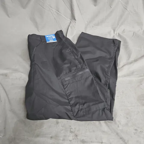 MOUNTAIN WAREHOUSE QUICK DRY TREK 2 TROUSER IN JET BLACK SIZE W34 L30