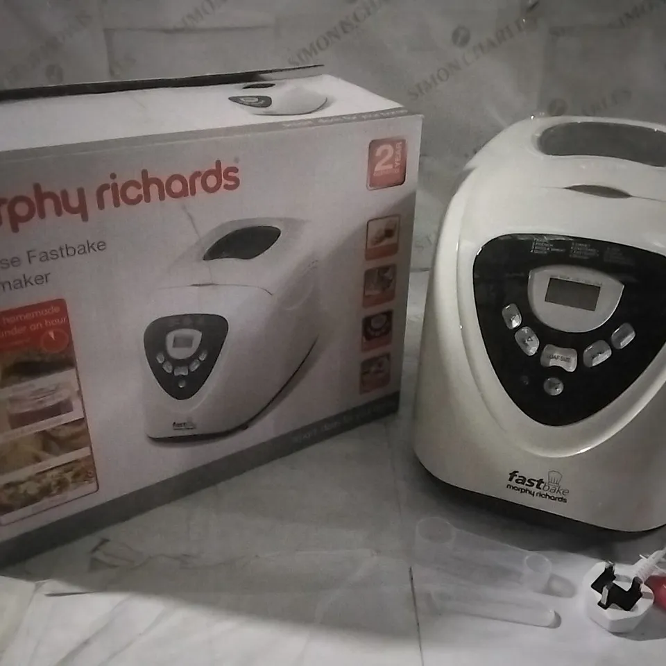 BOXED MORPHY RICHARDS FAST BAKE BREADMAKER 
