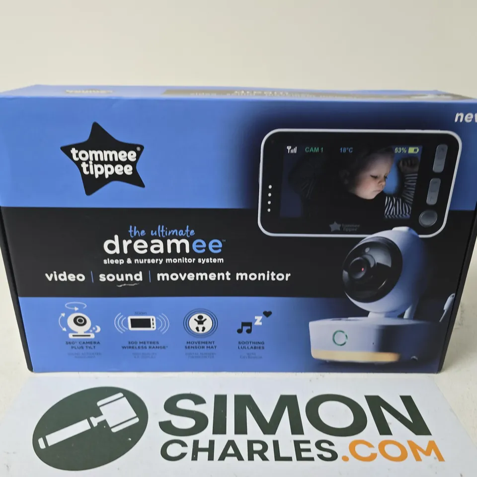 TOMMEE TIPPEE DREAMMEE VIDEO BABY MONITOR SYSTEM – BOXED
