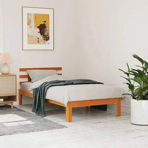 BOXED BED FRAME SOLID WOOD - SMALL SINGLE (1 BOX)