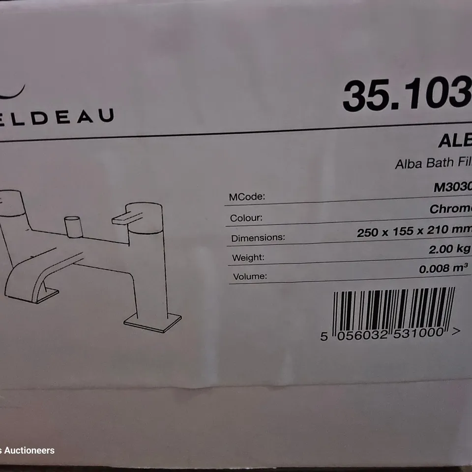 THREE BOXED VELDEAU ALBA BATH FILLERS CHROME