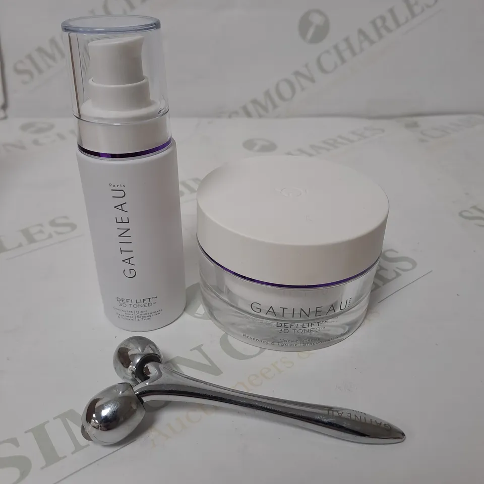 GATINEAU PARIS BEAUTY SET INCLUDES DEFI LIFT 3D TONED 50ML CRÈME, SPRAY AND ROLLER 