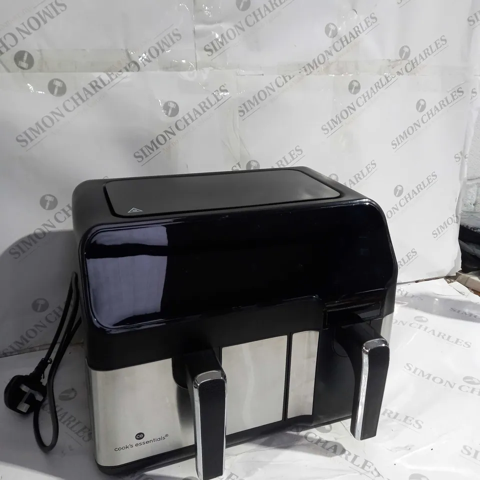 BOXED COOK'S ESSENTIALS 7.7L DUAL AIR FRYER 