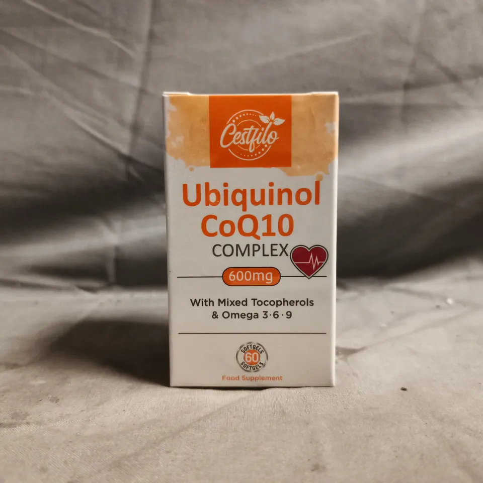 APPROXIMATELY 18 CESTLIFE UBIQUINOL COQ10 COMPLEX 600MG FOOD SUPPLEMENT PACKS (60 SOFTGELS PER PACK)