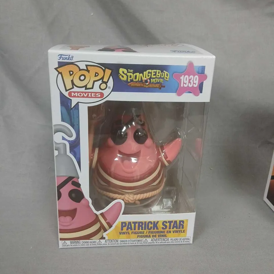 FUNKO POP! MOVIES PATRICK STAR VINYL FIGURE – THE SPONGEBOB MOVIE – BOXED