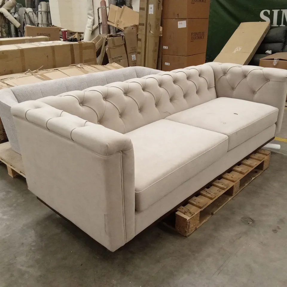 DESIGNER 3 SEATER CLASSIC HOUSE VELVET SOFA