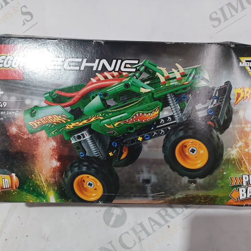 BOXED LEGO TECHNIC 2-IN-1 MONSTER JAM DRAGON - 42149