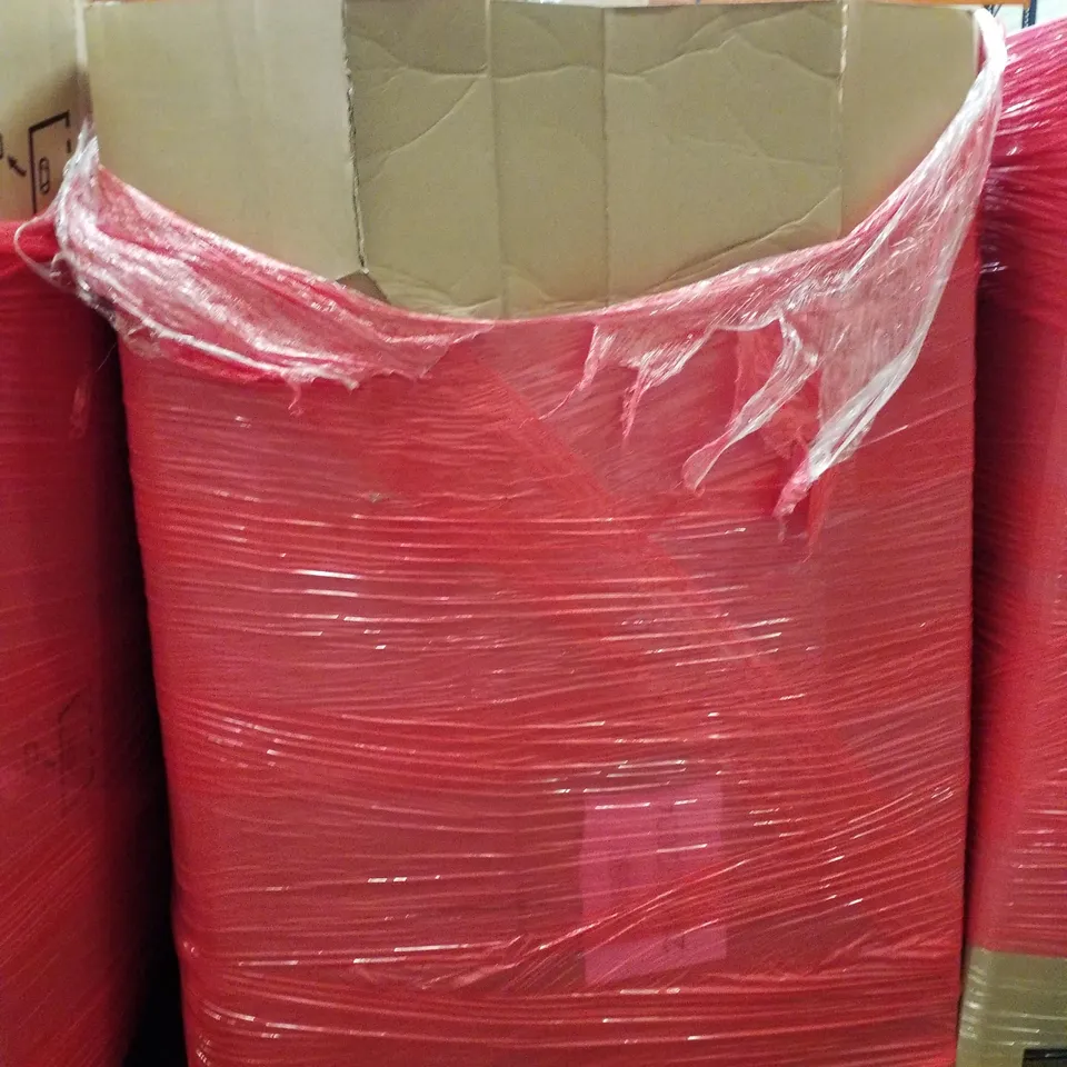 PALLET OF ASSORTED PRODUCTS INCLUDING LED CEILING FAN, LARGE TENT, PORTABLE PIZZA OVEN, VACMASTER, LED BATHROOM MIRROR