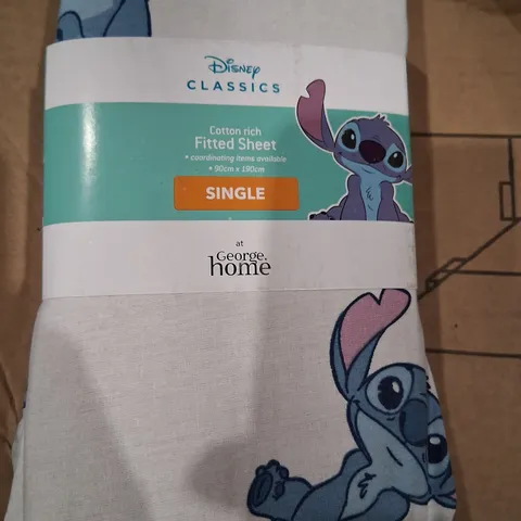 APPROXIMATELY 40 BRAND NEW DISNEY CLASSICS COTTON RICH FITTED SHEETS SINGLE