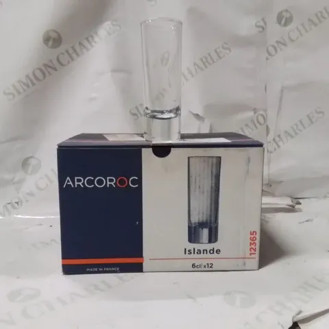 BOXED ARCOROC SHOT GLASSES APPROXIMATELY 12