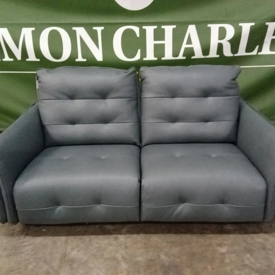 QUALITY DESIGNER ITALIAN MADE BOLZANO 2 SEATER ELECTRIC RECLINER LEATHER LOVESEAT SOFA