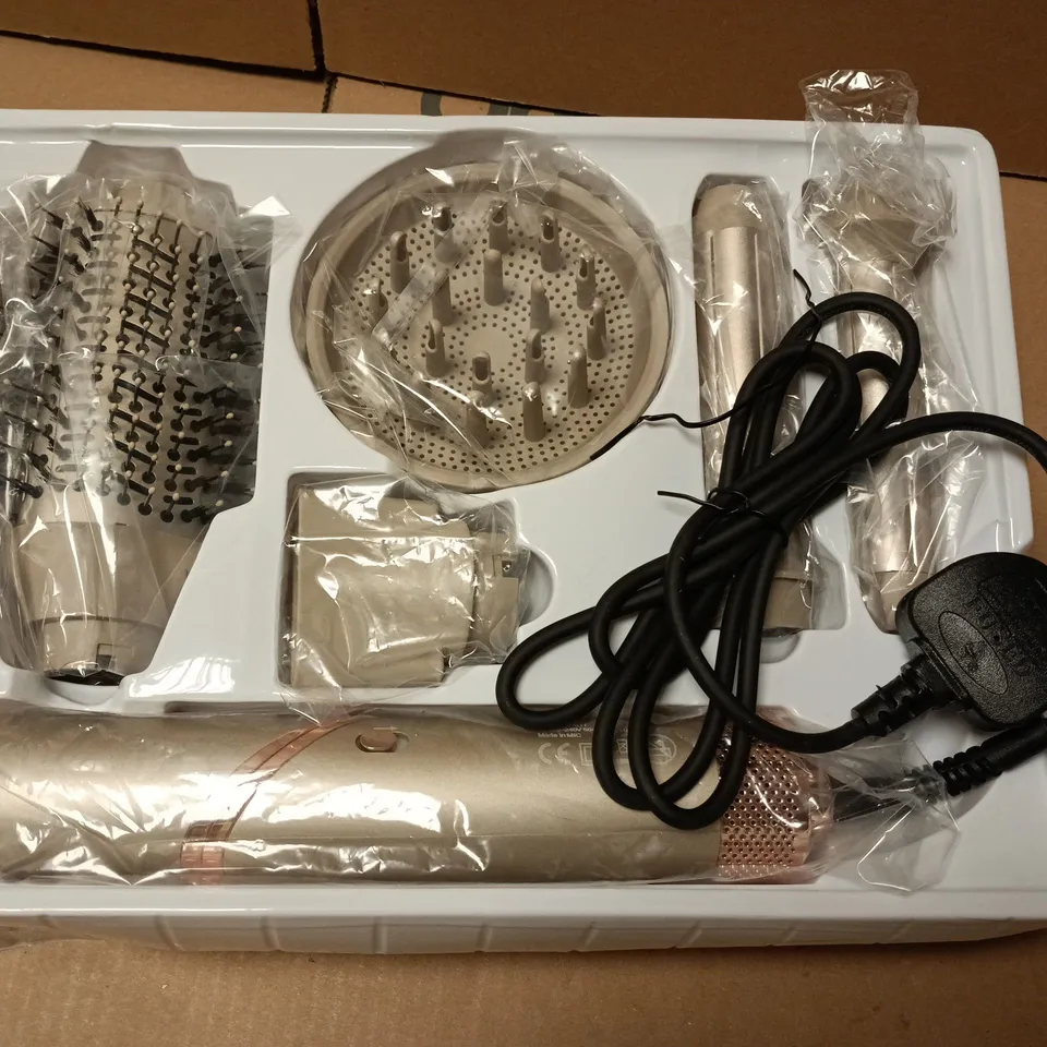 BOXED HATTEKER VS-C11 5-IN-1 DRY & STYLE HOT AIR HAIR BRUSH