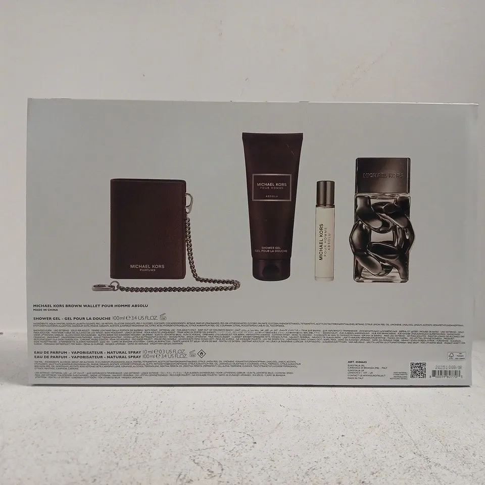 MICHAEL KORS POUR HOMME ABSOLU GIFT SET