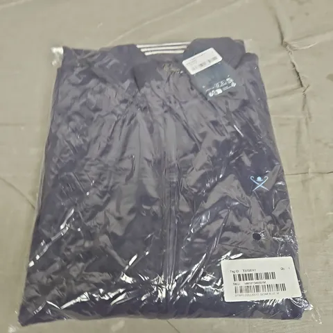 CREW CLOTHING COMPANY STRIPE COLLAR JACKET - SIZE M