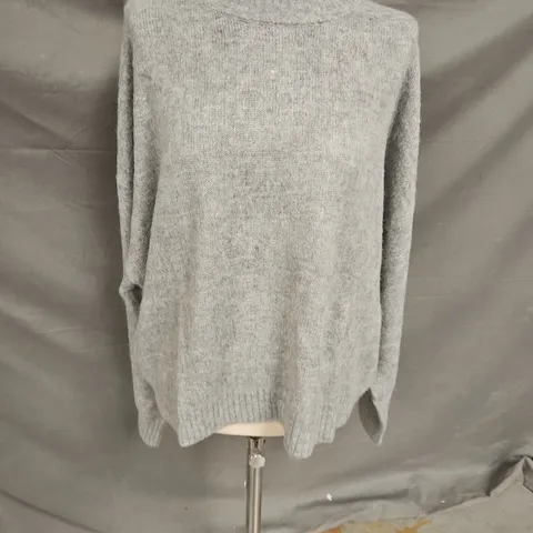 DESTRUCTIVE MOHAIR SWEATSHIRT GLACIAL GREY SIZE L