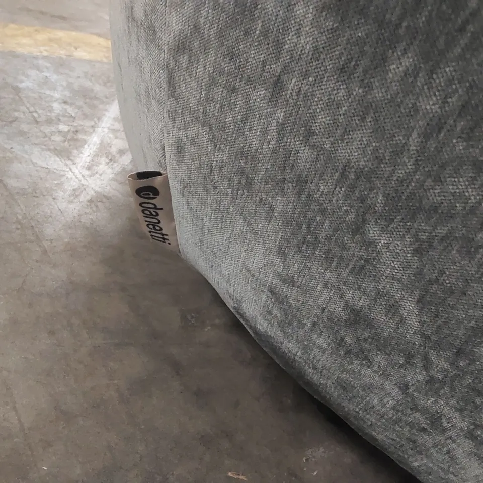 DANETTI ZOEY BLUE GREY FABRIC ARMCHAIR