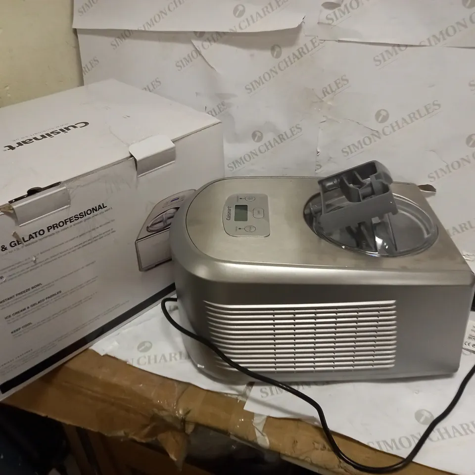 CUISINART ICE CREAM & GELATO PROFFESSIONAL FREEZE BOWL 