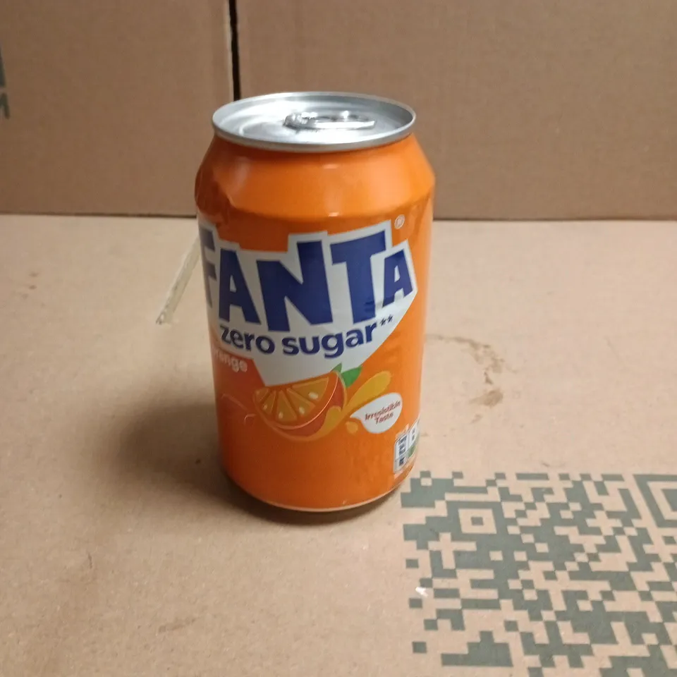 TOTE OF APPROXIMATELY 20 CANS OF FANTA ZERO SUGAR 330ML PER CAN