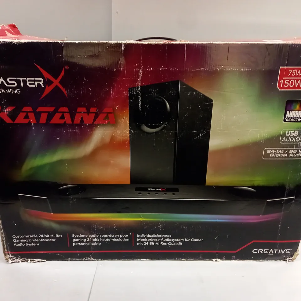 BOXED SOUND BLASTER PRO-GAMING KATANA
