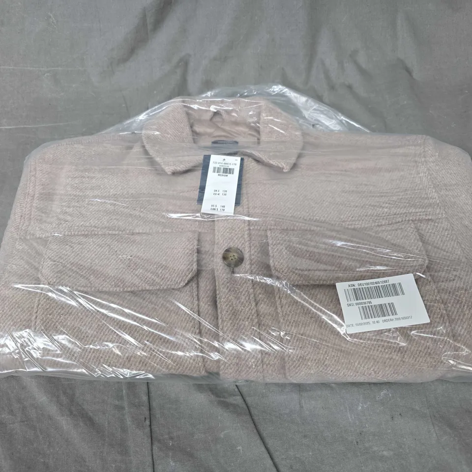 ABERCROMBIE AND FITCH BROWN LONG SLEEVE JACKET SIZE M